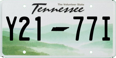 TN license plate Y2177I