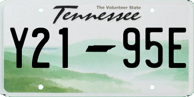 TN license plate Y2195E