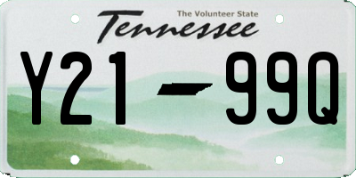 TN license plate Y2199Q