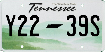TN license plate Y2239S