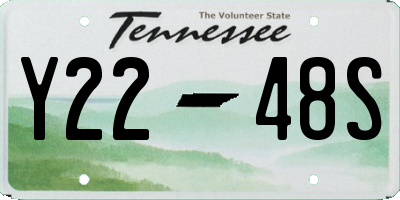 TN license plate Y2248S