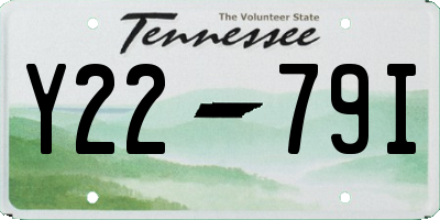 TN license plate Y2279I