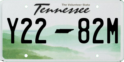 TN license plate Y2282M