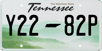TN license plate Y2282P