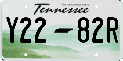 TN license plate Y2282R