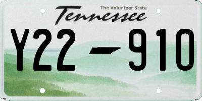 TN license plate Y2291O