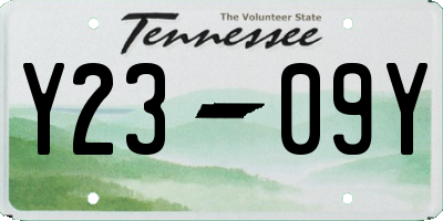 TN license plate Y2309Y