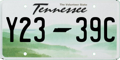 TN license plate Y2339C
