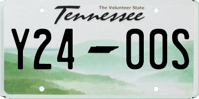 TN license plate Y2400S