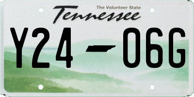 TN license plate Y2406G