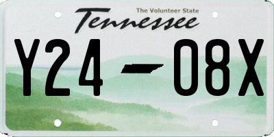TN license plate Y2408X