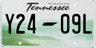 TN license plate Y2409L