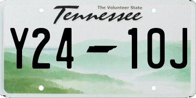 TN license plate Y2410J