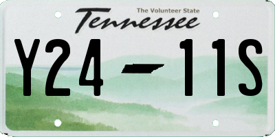 TN license plate Y2411S