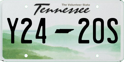 TN license plate Y2420S