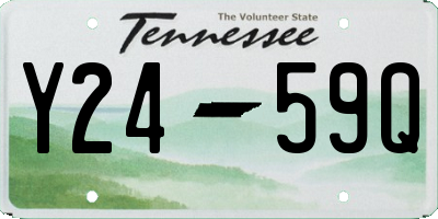 TN license plate Y2459Q