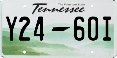 TN license plate Y2460I