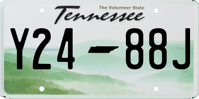 TN license plate Y2488J