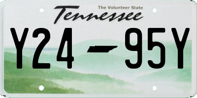 TN license plate Y2495Y