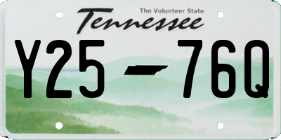 TN license plate Y2576Q