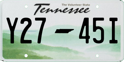 TN license plate Y2745I