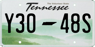 TN license plate Y3048S