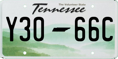 TN license plate Y3066C