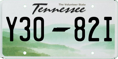 TN license plate Y3082I