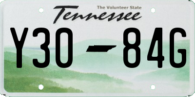 TN license plate Y3084G