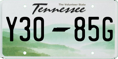 TN license plate Y3085G