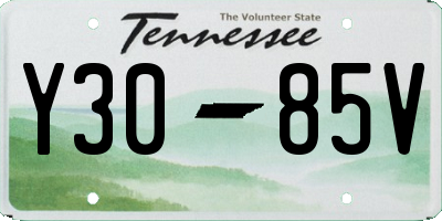 TN license plate Y3085V