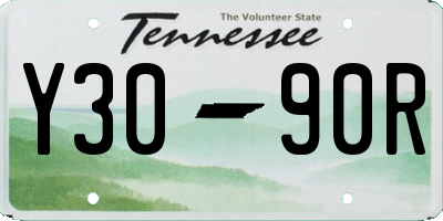 TN license plate Y3090R