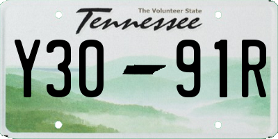 TN license plate Y3091R
