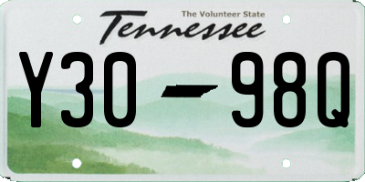 TN license plate Y3098Q