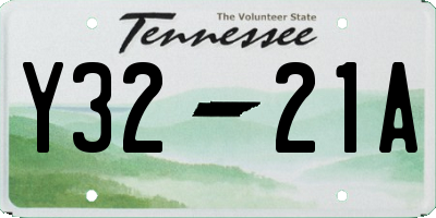 TN license plate Y3221A