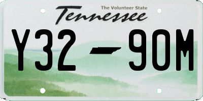TN license plate Y3290M