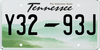 TN license plate Y3293J