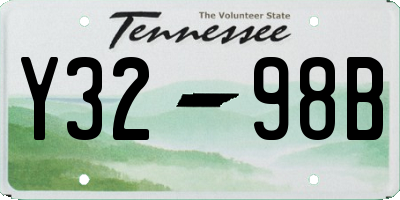 TN license plate Y3298B