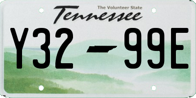 TN license plate Y3299E
