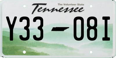 TN license plate Y3308I