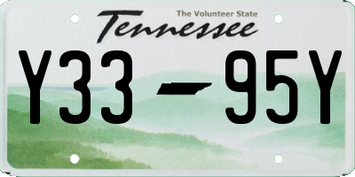 TN license plate Y3395Y