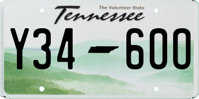 TN license plate Y3460O