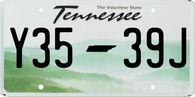 TN license plate Y3539J