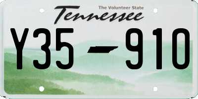 TN license plate Y3591O