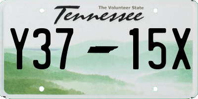 TN license plate Y3715X