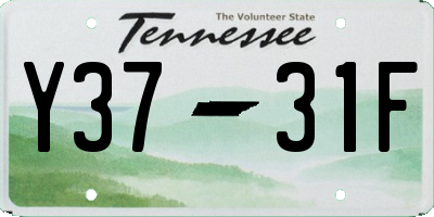 TN license plate Y3731F