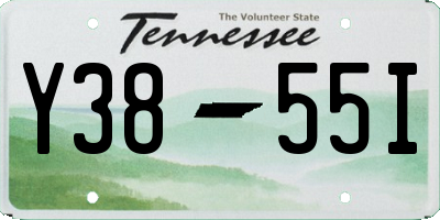 TN license plate Y3855I