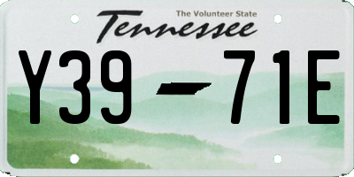 TN license plate Y3971E