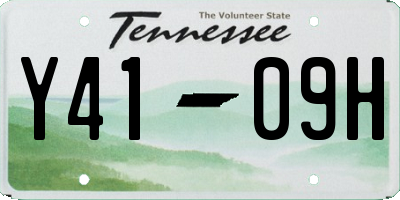 TN license plate Y4109H