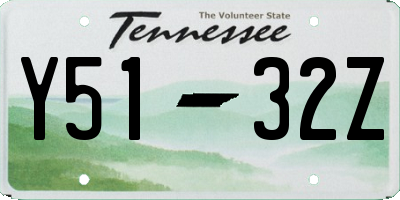 TN license plate Y5132Z